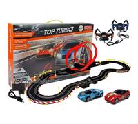 Piste de course 1 43 avec 2 voitures télécommandées top turbo longueur 5,4 m