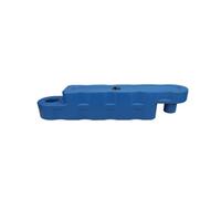 Piste De Course De Voiture Pare-Chocs Épissable Robuste, Clôture en Plastique Remplie d'eau for Les Centres Commerciaux De Parcs(Blue,100x18x12cm)