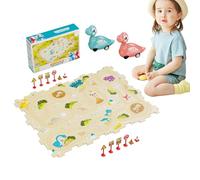 Piste De Course De Voitures Puzzle,Jouets Éducatifs Pour La Petite Enfance,Piste de Course Dinosaure avec Puzzles - Pour Maison École Maternelle Garderie Salle de Classe Salle de Jeux Anniversaire Noë