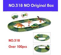 Piste De Course Flexible Et Magique Pour Enfants, Nouveau Kit De Bricolage, Jouet Éducatif, Amusant, Dinosaure Jurassic Park, Cadeau Créatif