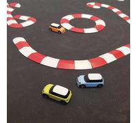 Piste De Course Tridimensionnelle 1:76, Mini Télécommande Épissure De Voiture, Combinaison De Scène, Schéma D'Assemblage, Moustique, Drift De Voiture