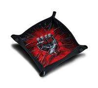 Piste de dés 21x21 cm - Plateau à dés Pliable - Immersion Haute Qualité pour Jeu de Société - incassable - imprimé en France (Fist of The Gamer)