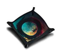 Piste de dés 21x21 cm - Plateau à dés Pliable - Immersion Haute Qualité pour Jeu de Société - l'accessoire Parfait pour Vos Jeux - idéal pour Le Transport - incassable - imprimé en France (Dragon)