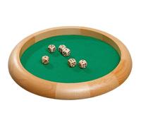 Piste de dés en bois Philos - 30 cm - Pour enfants à partir de 7 ans - Pour 2 joueurs ou plus