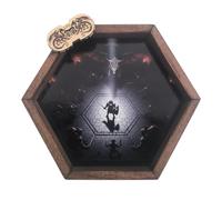 Piste de Dés Hexagonale en Hêtre - Impression Fantasy (Seul Contre Tous)