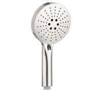Piste de douche à main, 3 modes de pulvérisation piste de douche amovible avec interrupteur activé/désactivé, pomme de douche à main avec tuyau et support de 59 pouces, brossé, un chrome