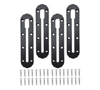 Piste de kayak - 220 g ABS à profil bas, ensemble de 4 pièces de montage à vis, matériel de base multifonctionnel pour support de canne à pêche | Système de montage pour détecteur de poissons