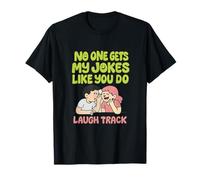 Piste de Rire Humoristique pour Couple T-Shirt