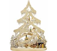 Piste de ski Candle Arch avec éclairage LED Longueur 43 cm / 17 pouces par Ra...