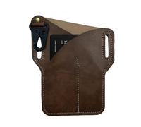 Piste de téléphone en cuir - Porte-boucle de ceinture, sac à taille vintage | Organisateur de cartes mobiles, accessoire de sangle réglable, stockage de services publics en plein air pour la randonnée