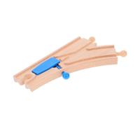 Piste de Train Bois Accessoire de Jeu Éducatif Bloc de Piste Amovible pour Train Bois Développe Créativité Compétences Motrices Compatible