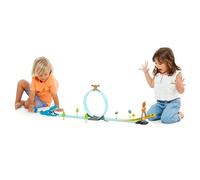 Piste de Voiture avec Boucle à 360° pour garçons et Filles. Modèle Dinosaur Rex et Shark Track. Comprend Une Voiture et 6 Accessoires. (Shark)