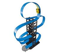 Piste de voiture de course - Jeu avec véhicules magnétiques flexibles - Voitures avec propulsion par friction | Pour filles, cadeaux d'anniversaire, récompenses pour salle de classe, fêtes de Noël et