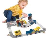 Piste De Voiture Jouet - ABS, Jouets De Construction STEM Piste De Course Flexible | Ensemble De Construction, Labyrinthe De Véhicules Éducatifs Bricolage pour, Garçons, Filles, Anni