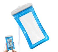 Piste d'étanchéité du téléphone, étui de téléphone imperméable avec longe, Sac de téléphone transparent à écran tactile flottant, Sac à étanche à eau à l'eau à l'eau