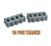 Piste Droite-10pcs - Blocs De Construction De Train Électrique, Jouet Pour Enfant, Avec Télécommande, Jouet, Cadeau, Nouvelle Collection