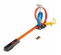 Piste Énergie Hot Wheels avec Double looping et Véhicule Réduit à l'Échelle 1/64 Mattel Multicolore Multicolore G