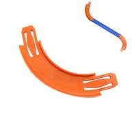 Piste Virages pour Hot Wh/eels, Connecteur Rail Incurvés À 90 Degrés, Connecteurs pour Circuits Voitures Miniatures Compatibles avec Hot Wh/eels(20 X 4 X 1.5cm)