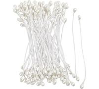 Pistils - Blanc nacré - 6,4 x 0,2 mm - 100 pcs - Objets décoratifs