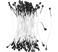 Pistils Étamines de fleurs - Noir - 6,4 x 0,2 mm - 100 pcs