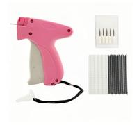 PISTOFIX - Outil de Couture Instantanée sans Fil ni Aiguille, Rapide de Vêtements, Ourlets et Tissus avec 5 Aiguilles Incluses (Rose-A,2 article)