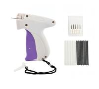 PISTOFIX - Outil de Couture Instantanée sans Fil ni Aiguille, Rapide de Vêtements, Ourlets et Tissus avec 5 Aiguilles Incluses (Violet-B,2 article)