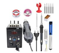 Pistolet à air chaud 858D 700 W, station de soudage for retouche BGA, 220 V/110 V, for réparation CMS SMT(Set 2,110/V)