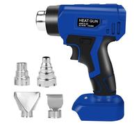 Pistolet à air chaud sans fil compatible avec batterie Bosch B 18 V, max. 430 ℃ Pistolet thermique sans fil avec 4 buses pour décapage de peinture, pliage de tuyaux, bricolage (sans batterie)