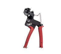 Pistolet à attache de câble en acier inoxydable, outil en lot, déclencheur de tension, pince à câble, coupe, sangle de fixation à fermeture éclair en acier inoxydable(Type-B (Red))