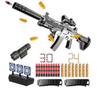 Pistolet à Balles Souples M416 pour Enfants - Jouet Avec Munitions et Mousse Souple - Pour 6 Ans et Plus