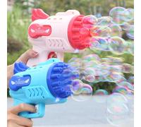 Pistolet À Bulles Automatique Pour Enfants, Machine À Bulles Électrique, Fabricant De Bulles D'eau Et De Savon, Design En Mode Ventilateur, Jouets D'été