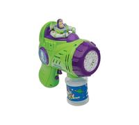 Pistolet à bulles LEXIBOOK Toy Story avec figurine 3D Buzz l'Éclair, sons et LED, couleur vert violet