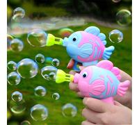 Pistolet À Bulles Manuel, 1 Pièce, Pistolet À Savon, Eau, Poisson Mignon, Jouet Pour Enfants