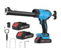 Pistolet à calfeutrage électrique sans fil en silicone, lumière LED, 4 vitesses réglables, batterie Makita 18V, 10 oz, 300ml, batterie Sem 1 batterie