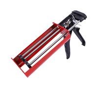 Pistolet à Calfeutrer à Deux Composants, Pistolet à Calfeutrer à Double Cartouche, Pistolet à Cartouche Professionnel Jusqu'à 400 ml, Pistolet Applicateur À Adhésif Au Fer pour Mastics Adhésifs Époxy