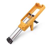Pistolet à calfeutrer double en silicone, pistolet à calfeutrer à cartouche pour composants doubles (rapport de mélange 1:1) jusqu'à 450 ml Pistolet applicateur manuel pour adhésifs, mastics, époxy