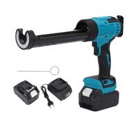 Pistolet à Calfeutrer Lithium Rechargeable 6 Vitesses avec LED Système Automatique de Rétraction pour Scellement et Collage Rénovation Maison Cuisine Salle de Bain ABS 10OZ 300ml