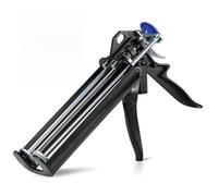 Pistolet à calfeutrer manuel à cartouche, applicateur de cartouche double composant, 28 à 1 haut rapport de poussée, pistolet époxy double pour collage de panneaux de carrelage, compatible avec