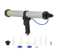 Pistolet à calfeutrer pneumatique BTER, 600 ml, Noir, Style Baril, Alimenté par air, Compatible avec Latex, Acrylique, Silicone, Composés similaires
