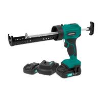 VONROC Pistolet à Calfeutrer sans Fil 20V - Support Electrique de Cartouche à Joint, Colle et Silicone - Précis, Ergonomique - Débit Réglables en 4 Variables - 2 Batteries et Chargeur Inclus