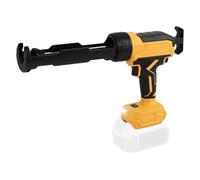 Pistolet à calfeutrer sans fil compatible avec Dewalt 18/20 V, pistolet à mastic électrique en silicone pour cartouches de 300 ml avec 6 vitesses et lumière LED, pistolet à calfeutrer anti-goutte pour