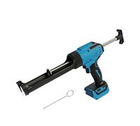 Pistolet à calfeutrer sans fil pour Makita 18 V, pistolet à mastic électrique en silicone pour cartouches de 300 ml avec 6 vitesses réglables, affichage numérique, lumière LED et anti-goutte, pour