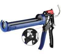 WORKPRO Pistolet à mastic, rapport de course réglable 9:1 et 18:1, pour cartouches de 290 à 310 ml, mastics, silicones et adhésifs