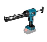 Pistolet à Cartouche Électrique, 2.0Ah 18V Pistolet Silicone Electrique, Pistolet à Cartouche à Vitesse Réglable, Idéal pour Calfeutrer, Remplir, Scellage (sans batterie)