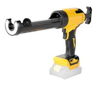 Pistolet à cartouche électrique sans fil compatible avec batterie Dewalt 20 V, avec lumière LED et vitesses réglables, pistolet en silicone pour cartouches de 300 ml (sans batterie)