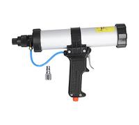 Pistolet à cartouche pneumatique professionnel avec régulateur de pression - Alliage d'aluminium de qualité supérieure - Dosage précis de colle pour construction, électronique, industrie automobile