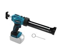 Pistolet à cartouche sans fil - 300 ml - Compatible avec Makita 18 V - Seringue électrique en silicone avec 4 vitesses et lumière LED - Presse à cartouche pour sceller et mastiquer (sans batterie)