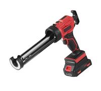 Pistolet à cartouche sans fil - Presse à cartouche sans fil pour silicone (20 V, convient pour les cartouches de 300 ml, pression jusqu'à 270 kg, vitesse réglable à 4 vitesses, batterie et chargeur in