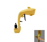 Pistolet à champagne réglable pour bouteille de bière - Pistolet à champagne réglable pour fêtes d'anniversaire, bar, Noël, célébrations (doré)