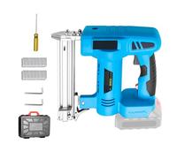Pistolet à clouer et agrafeuse sans fil 2 en 1, compatible avec batterie Makita 18 V, comprend 500 clous et 500 agrafes, pistolet à clouer électrique pour bricolage du bois (batterie non incluse)